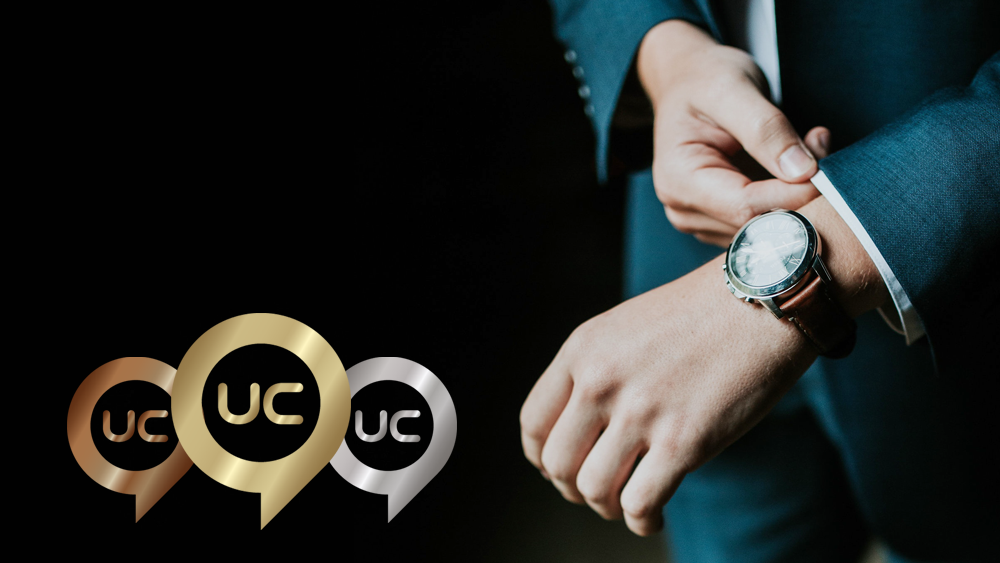 UC-sigill brons, silver och guld