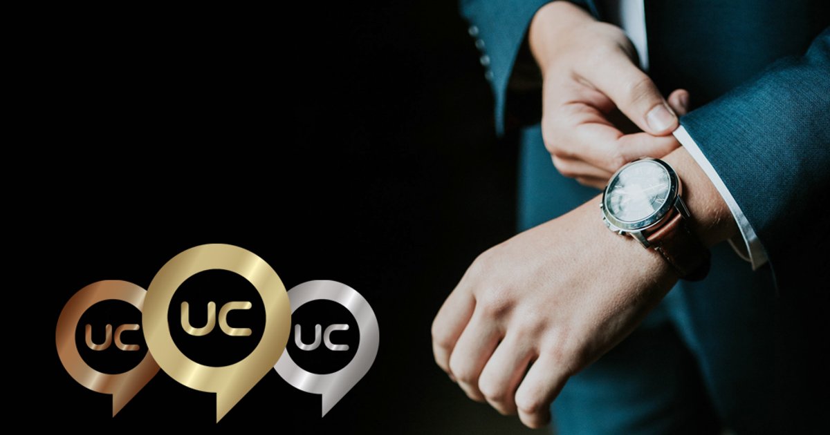 UC:s sigill i brons, silver och guld i produktbild